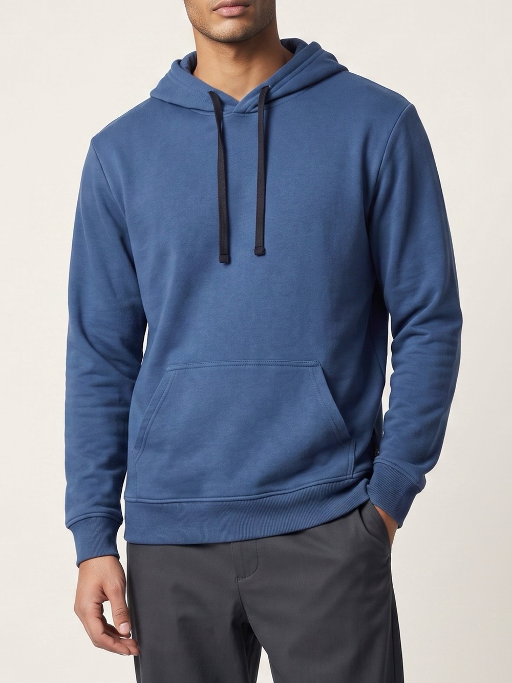 ONIA Men’s Navy Pullover Terry Hoodie